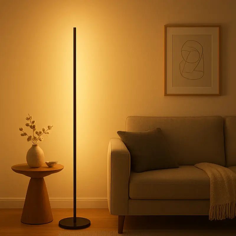Luminária de Chão Barra Led Minimalista