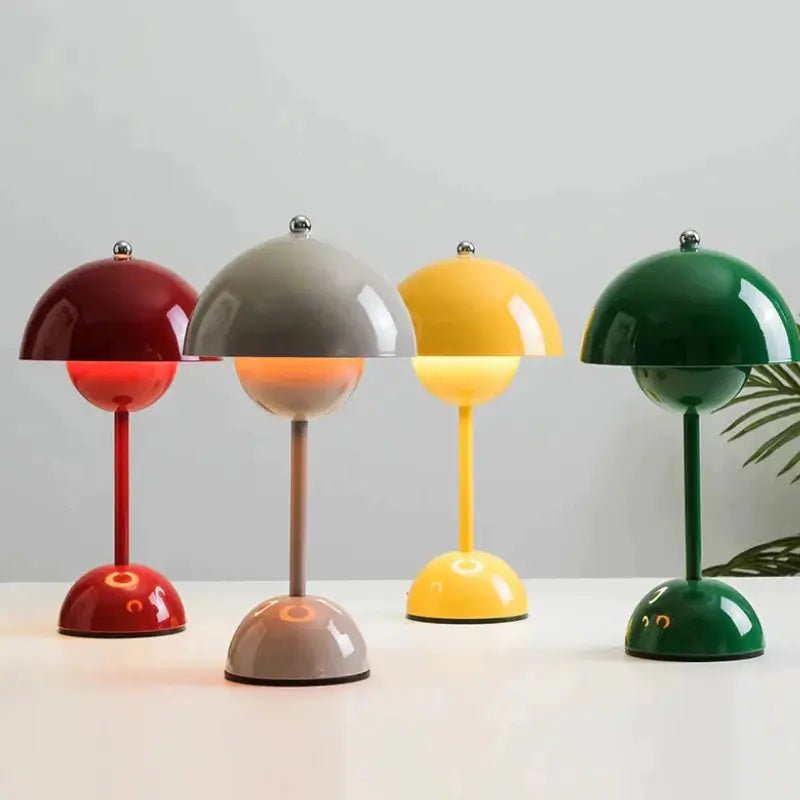 Luminária de Mesa Decorativa Cogumelo sem Fio