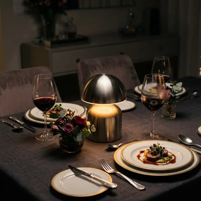 Luminária de Mesa Decorativa Moderna sem fio 3 Cores Dimerizável