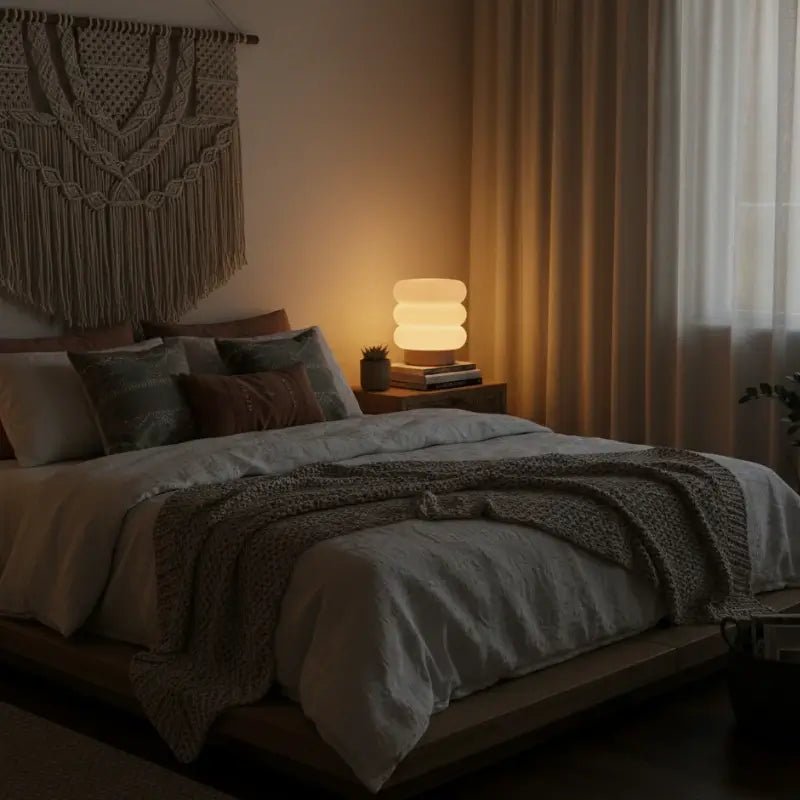 Luminária de Mesa Decorativa Nuvem com Lâmpada LED