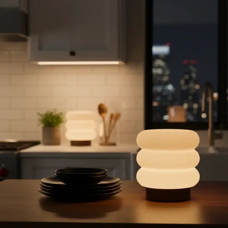 Luminária de Mesa Decorativa Nuvem com Lâmpada LED