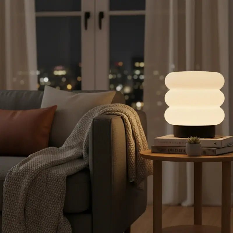 Luminária de Mesa Decorativa Nuvem com Lâmpada LED
