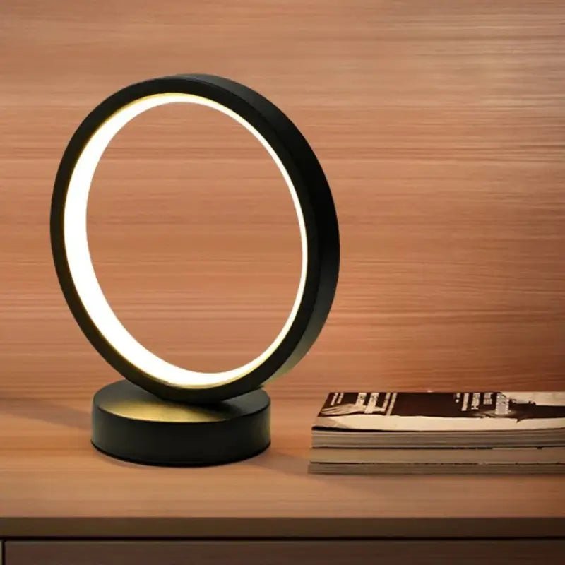 Luminária de Mesa Decorativa Redonda LED Moderna