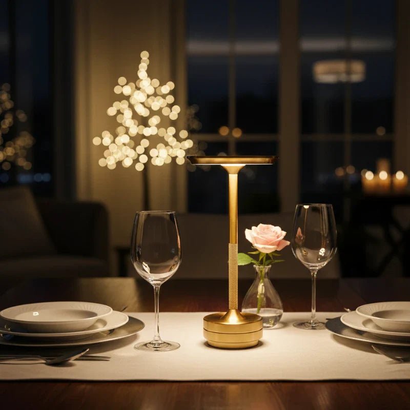 Luminária de Mesa LED Sem Fio 3 Tons de Luz
