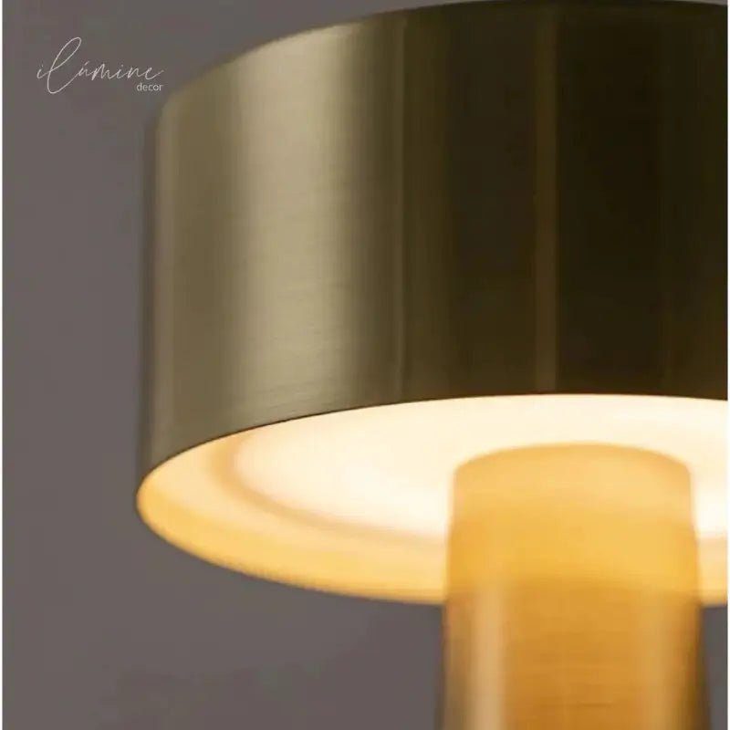 Luminária de Mesa Retrô LED Sem Fio Recarregável