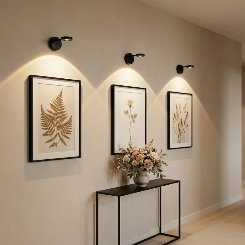 Luminária de Parede LED com Sensor de Movimento Sem Fio