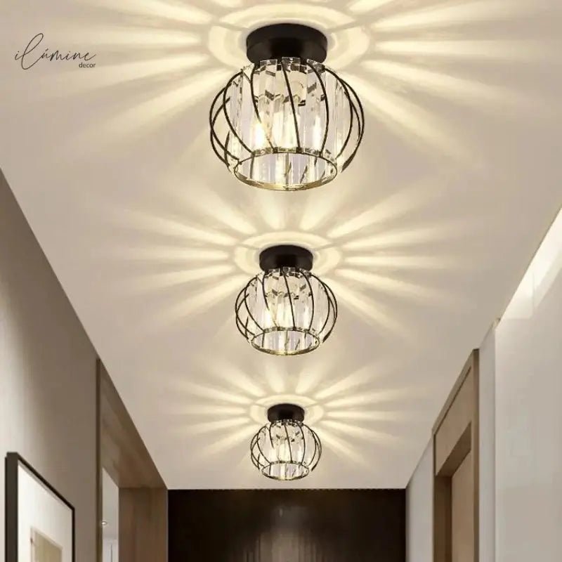 Luminária de Teto Decorativa Cúpula em Vidro