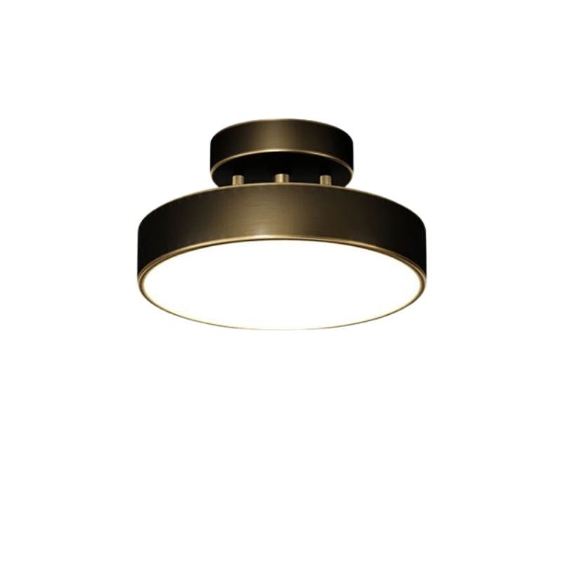 Luminária de teto Rotativa Moderna em Cobre