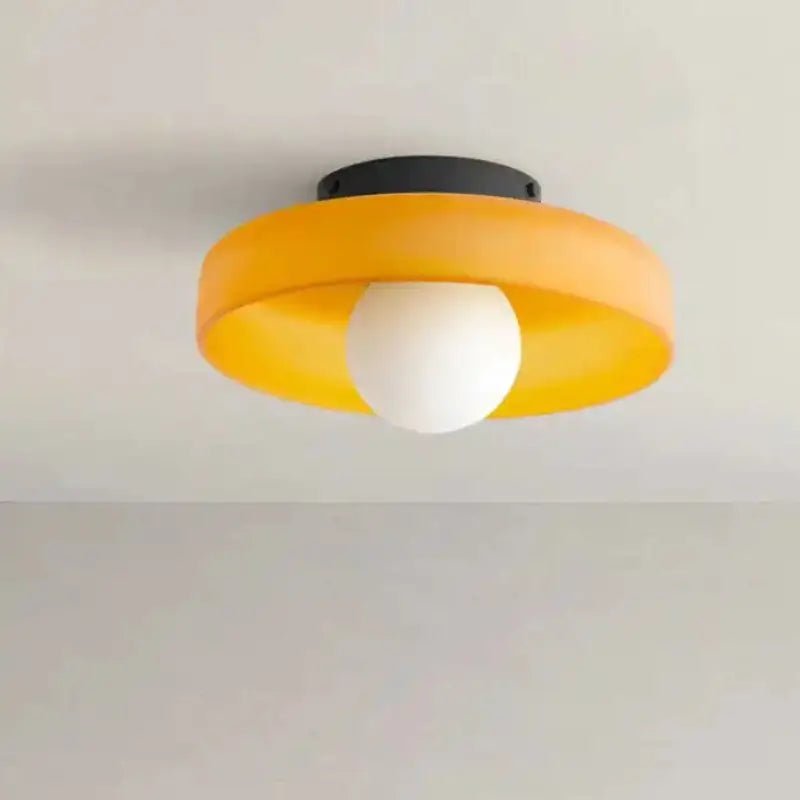 Luminária de Teto Vidro Colorido Moderno
