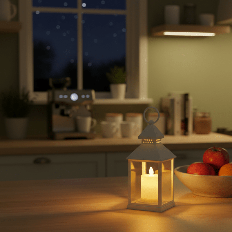 Luminária Decorativa Lampião LED de Mesa e Pendente
