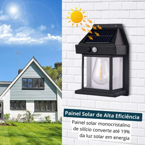 Luminária Solar de Tungstênio