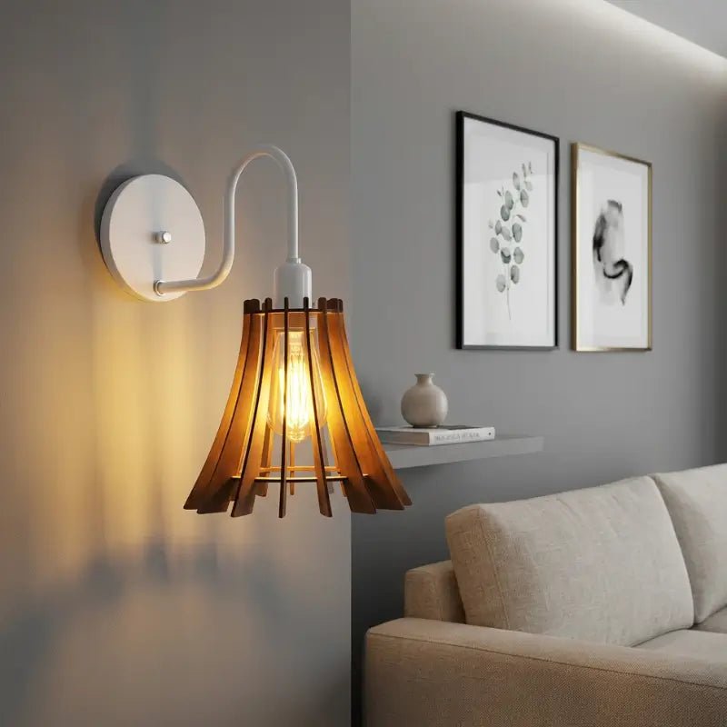 Arandela de Parede Cúpula Tulipa para Quarto