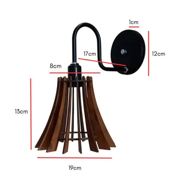 Arandela de Parede Cúpula Tulipa para Quarto