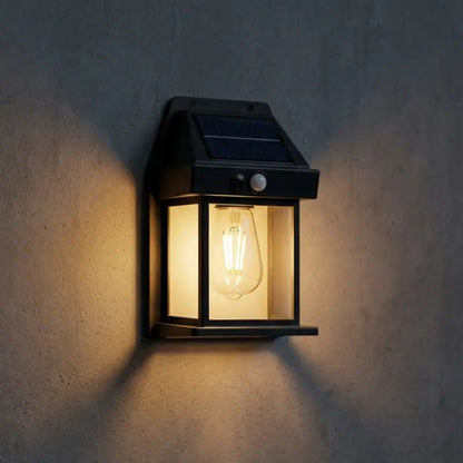 Arandela de Parede Externa Solar LED com Sensor de Movimento