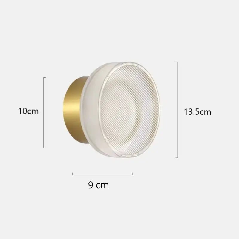 Arandela de Parede LED Vidro Sofisticado