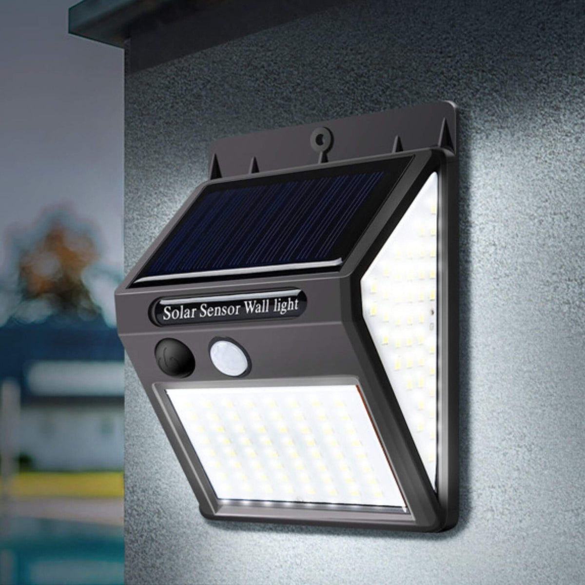 Luminária Arandela Solar com Sensor de Movimento