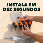 Distribuidor de Mangueira 4 Vias com Registro
