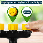 Esguicho de Mangueira com Múltiplos Bicos Reguláveis