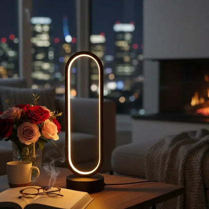 Luminária de Mesa Anel Led