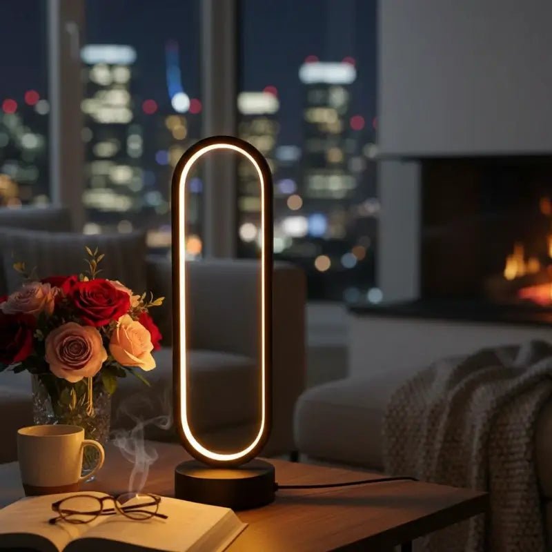 Luminária de Mesa Anel Led