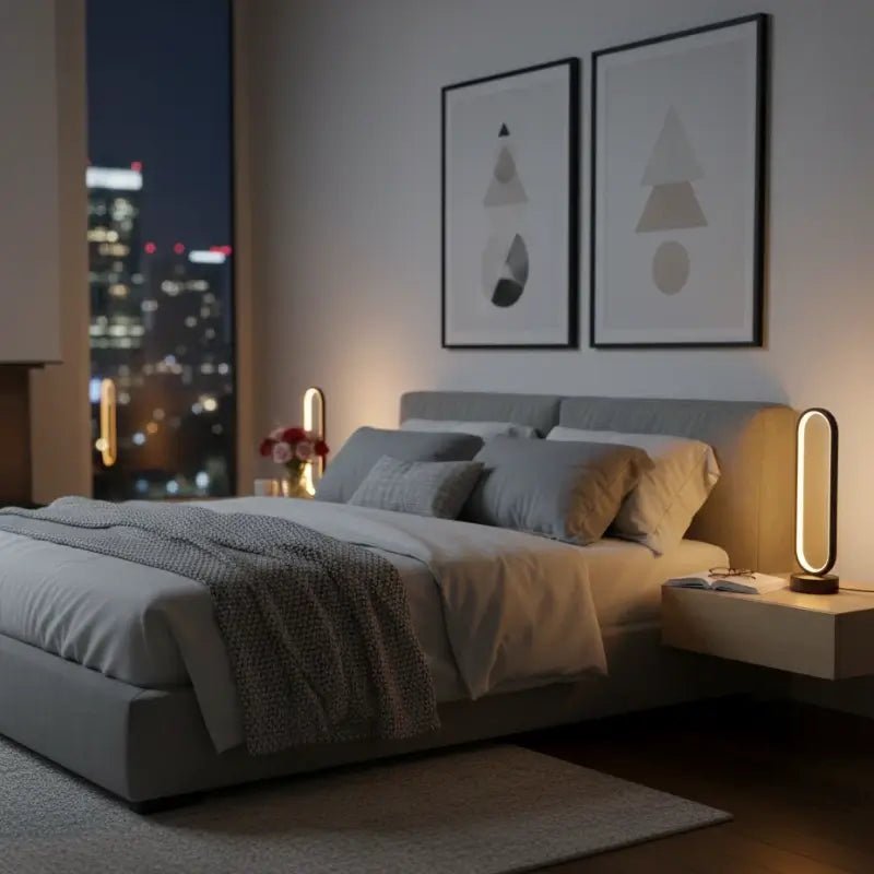 Luminária de Mesa Anel Led
