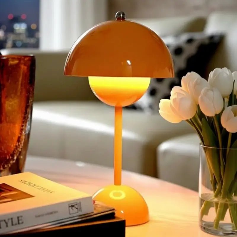 Luminária de Mesa Decorativa Cogumelo sem Fio