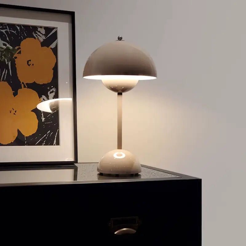 Luminária de Mesa Decorativa Cogumelo sem Fio