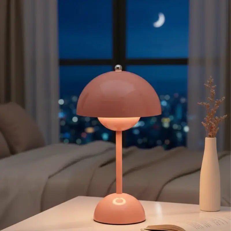 Luminária de Mesa Decorativa Cogumelo sem Fio