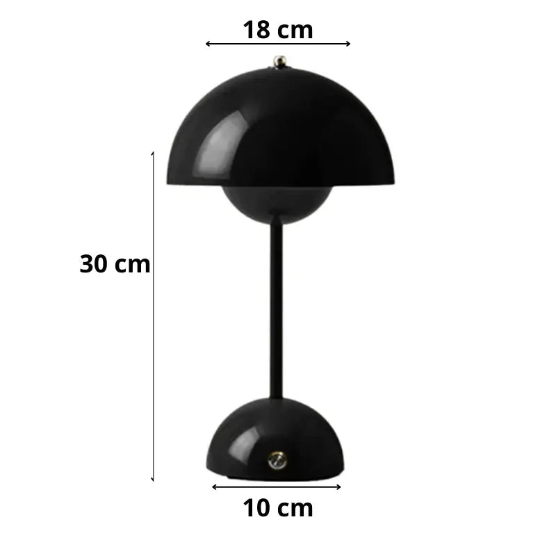 Luminária de Mesa Decorativa Cogumelo sem Fio