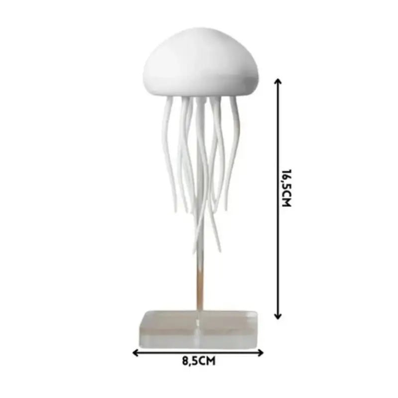 Luminária de Mesa Decorativa LED RGB Água-Viva Recarregável