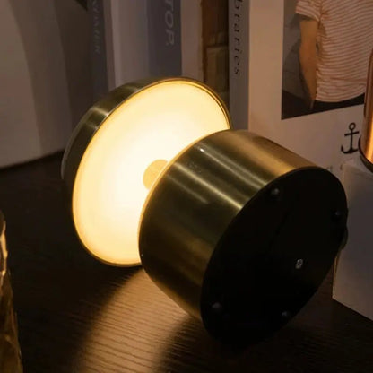Luminária de Mesa Decorativa Moderna sem fio 3 Cores Dimerizável