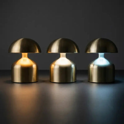 Luminária de Mesa Decorativa Moderna sem fio 3 Cores Dimerizável