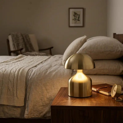 Luminária de Mesa Decorativa Moderna sem fio 3 Cores Dimerizável