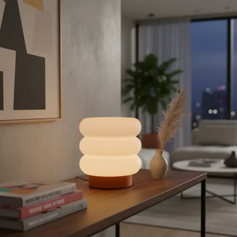 Luminária de Mesa Decorativa Nuvem com Lâmpada LED