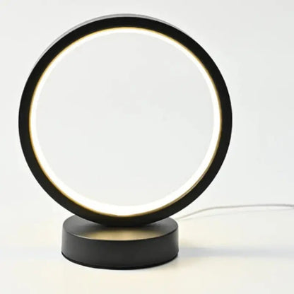 Luminária de Mesa Decorativa Redonda LED Moderna