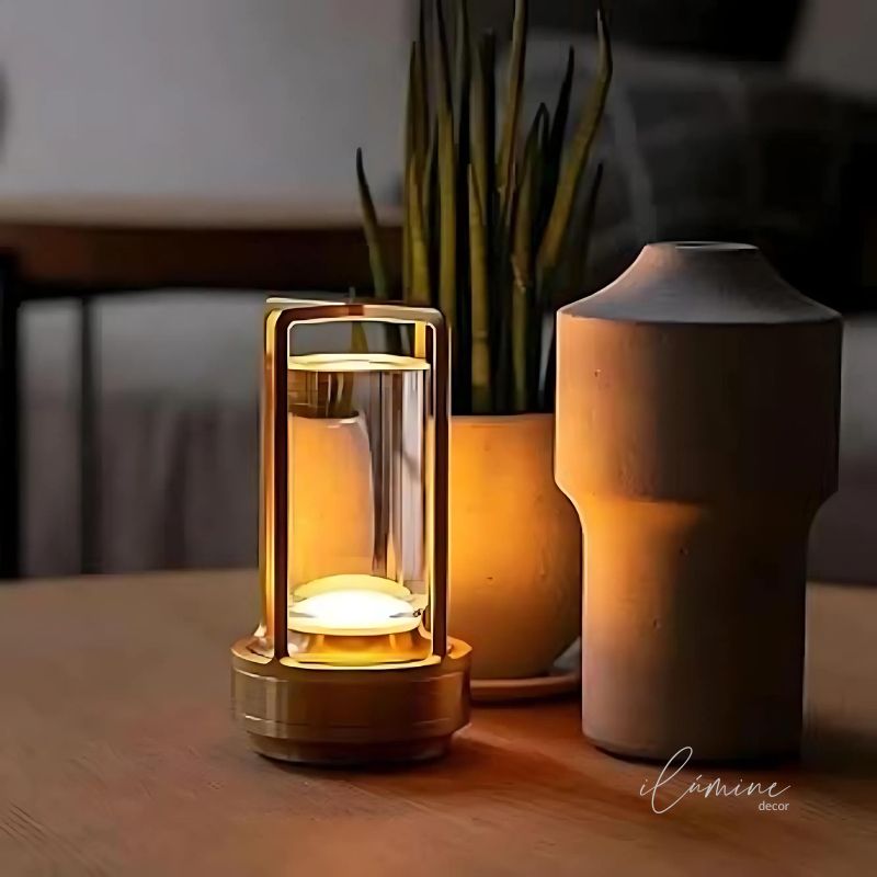 Luminária de Mesa Lamparina de Led