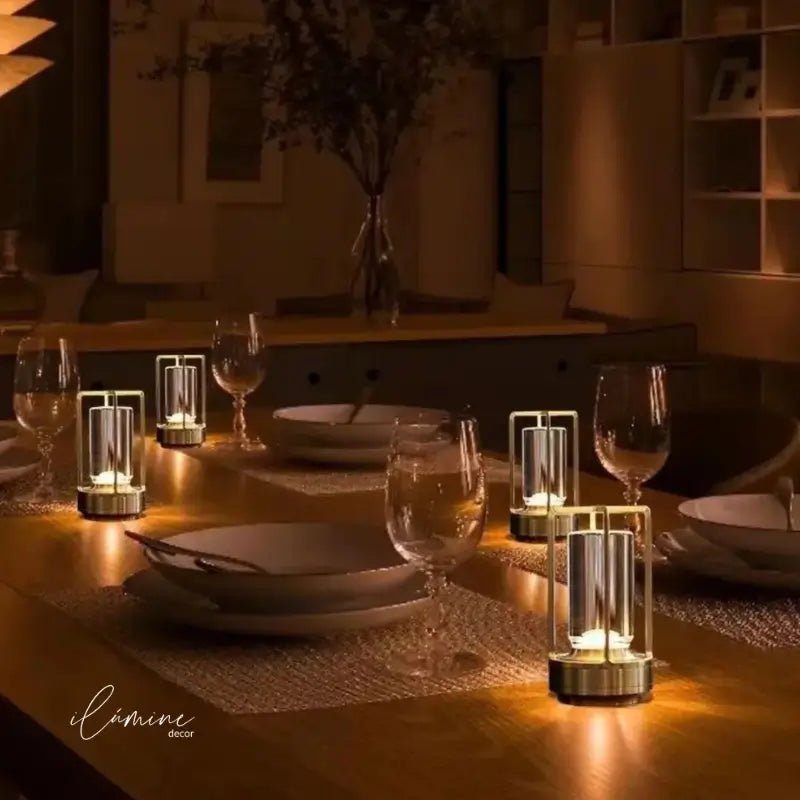 Luminária de Mesa Lamparina de Led
