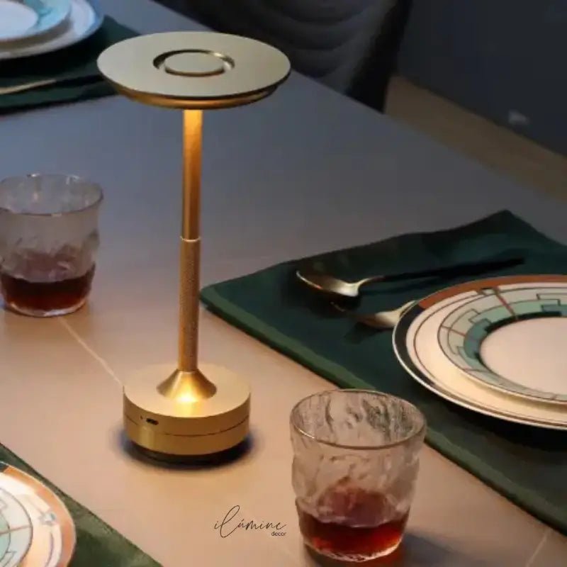 Luminária de Mesa LED Sem Fio 3 Tons de Luz