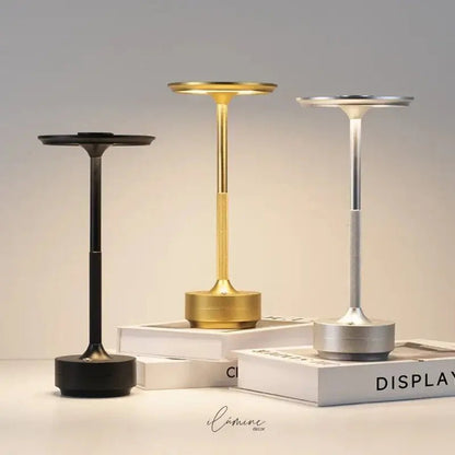 Luminária de Mesa LED Sem Fio 3 Tons de Luz