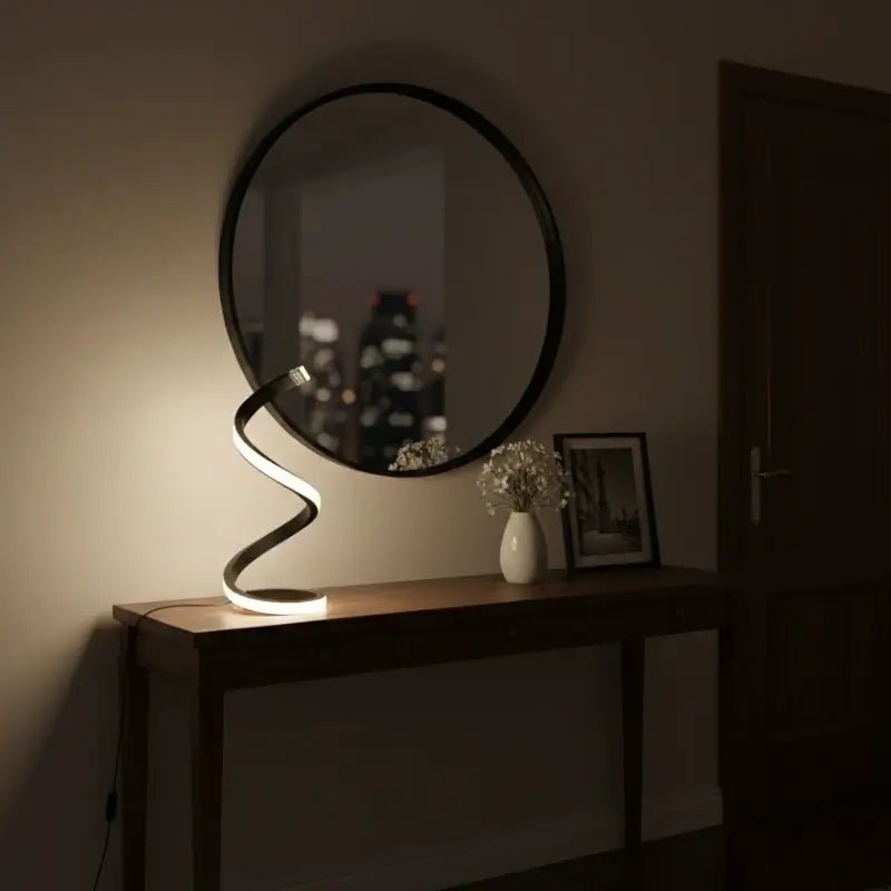 Luminária de Mesa Minimalista com 3 Tons de Luz