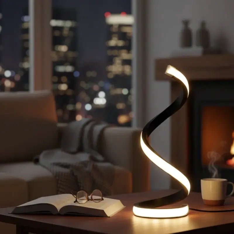 Luminária de Mesa Minimalista com 3 Tons de Luz