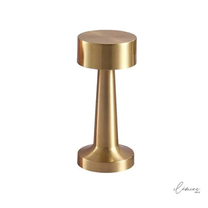Luminária de Mesa Retrô LED Sem Fio Recarregável