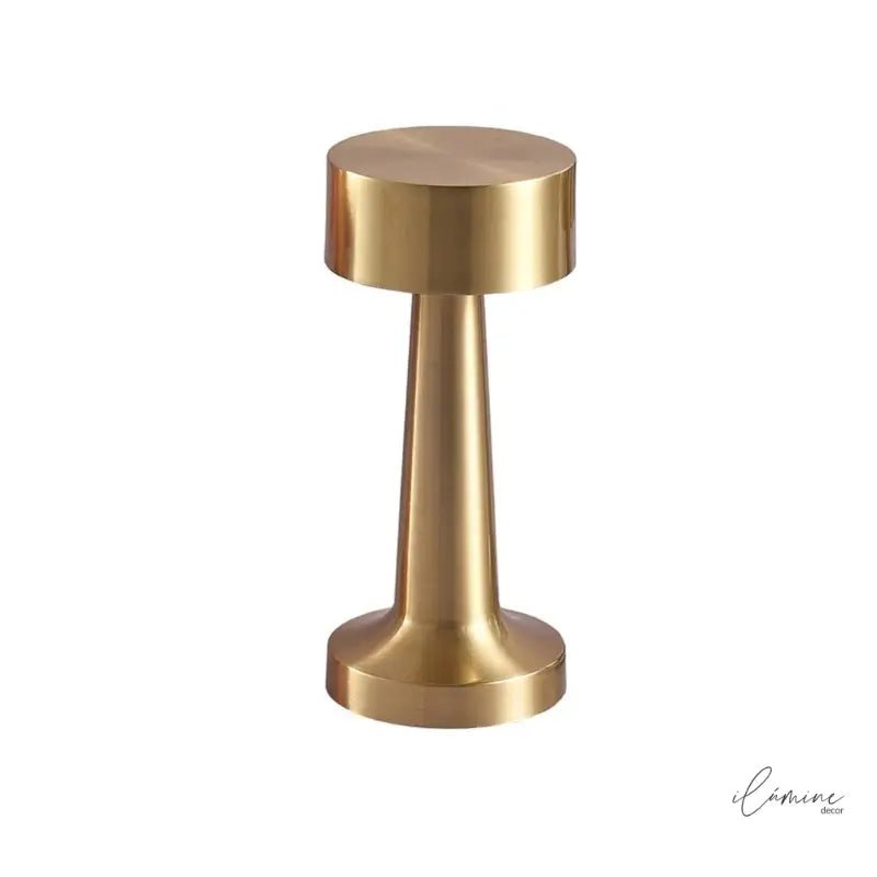 Luminária de Mesa Retrô LED Sem Fio Recarregável