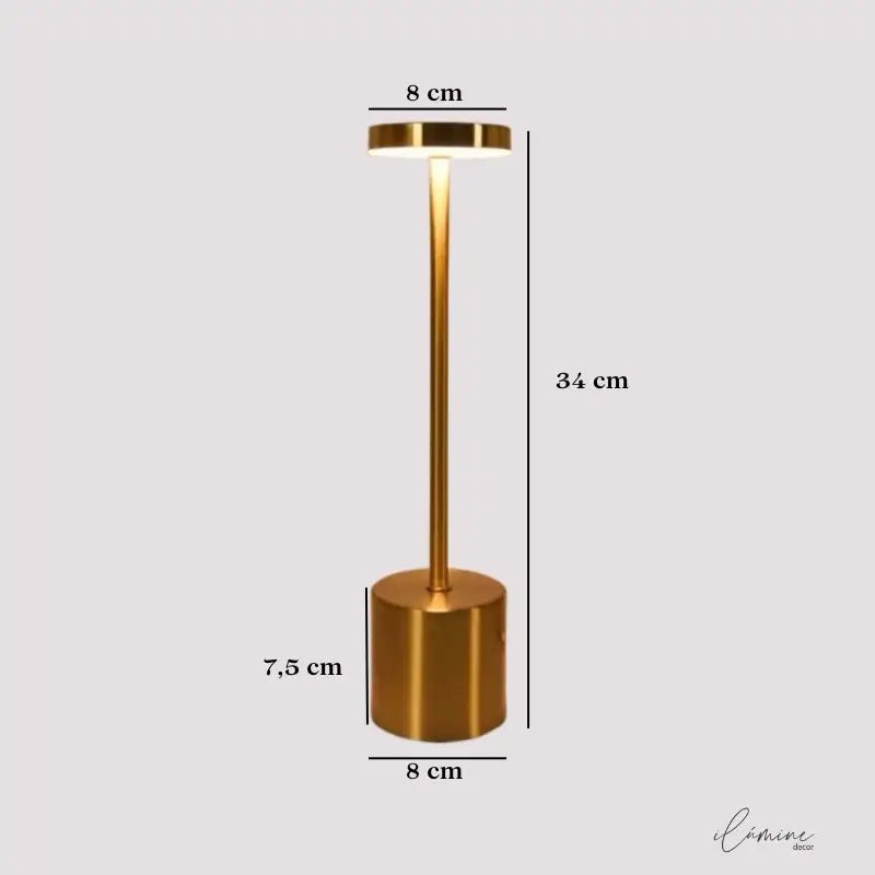 Luminária de Mesa Sem fio Dimerizável