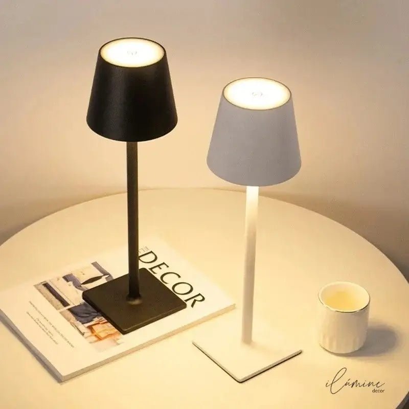 Luminária de Mesa Sem Fio Moderna Dimerizável