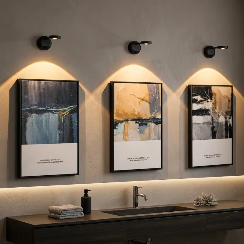 Luminária de Parede LED com Sensor de Movimento Sem Fio
