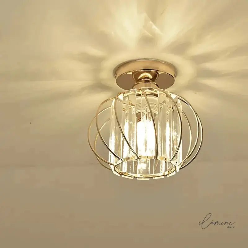 Luminária de Teto Decorativa Cúpula em Vidro
