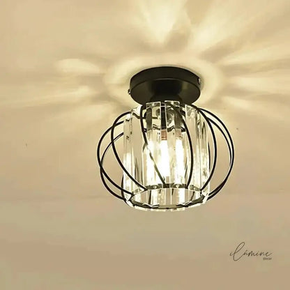 Luminária de Teto Decorativa Cúpula em Vidro