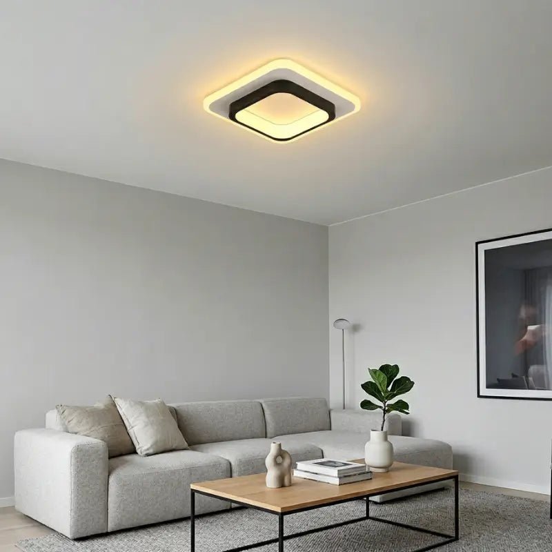 Luminária de Teto LED Moderna 3 Tons de Luz