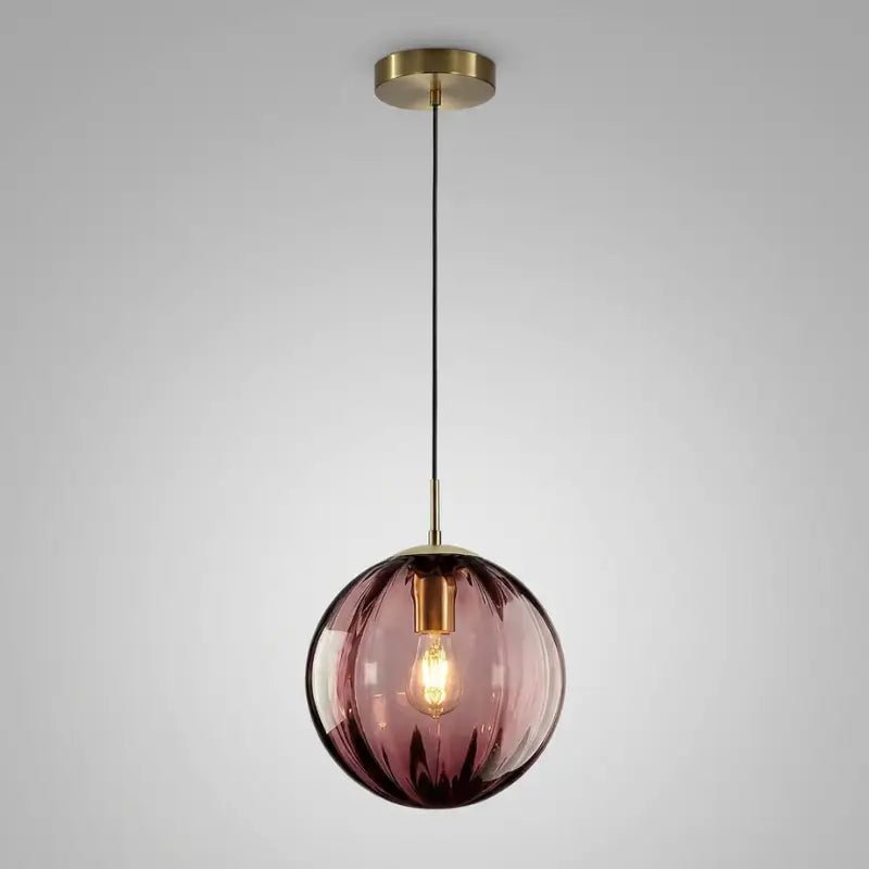 Luminária de Teto Pendente Nórdica Bola de Vidro